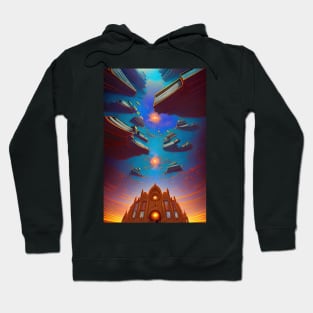 Mystical Cosmic Library Hoodie